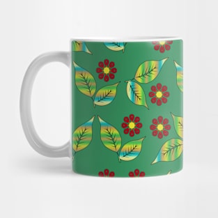 Foliage and flowers Mug